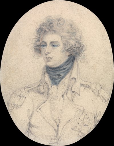 Study for a Miniature Portrait of a Member of the Royal Family by Richard Cosway